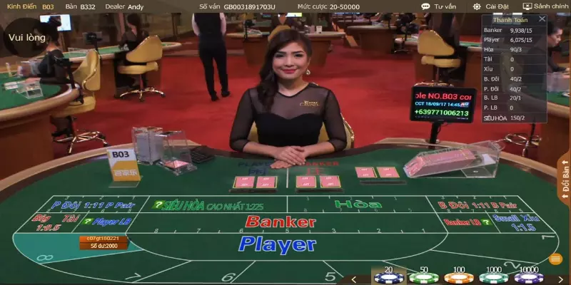 Siêu phẩm cá cược Baccarat hơn 100 bàn cược khác nhau tại AG CASINO 