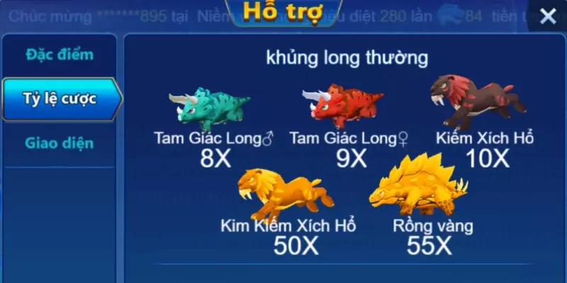 Tựa game có mức thưởng lên đến 1500 lần tiền bỏ vào